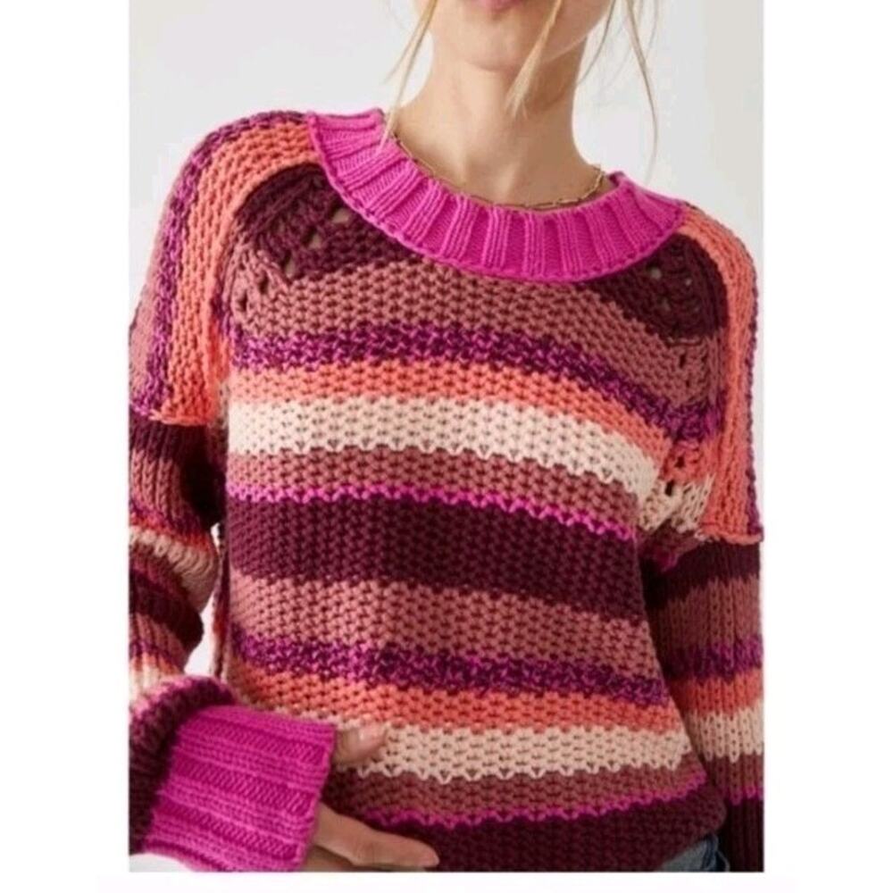 Free People Devan Sweater Small Oversized Small Cropped